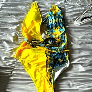 brand new snakeskin, one piece